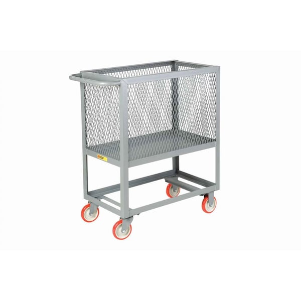 Utility Cart, 12 ga. Steel (Platform)/14 ga. Steel (Sides), 1200 lb Load Capacity, 42" L, 24-1/4" W