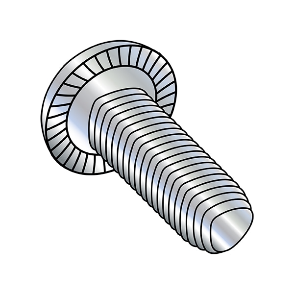 #4-40 x 1/4 in Phillips Pan Machine Screw, Zinc Plated Steel, 10000 PK