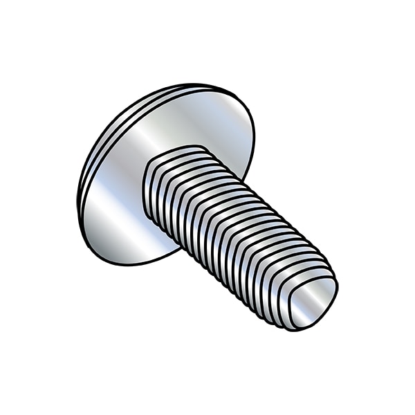 #10-24 x 1/2 in Phillips Truss Machine Screw, Wax Steel, 7000 PK