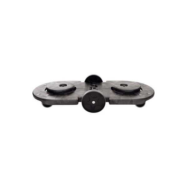 Rubbermaid Brute Tandem Dolly, 45" x 8", Black, 1/Each