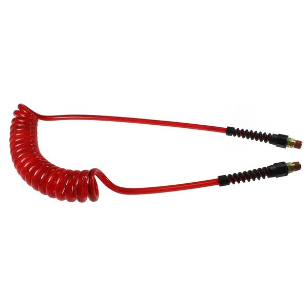 Flexcoil 3/8" ID x 50' 1/4" MPT Swivel Red