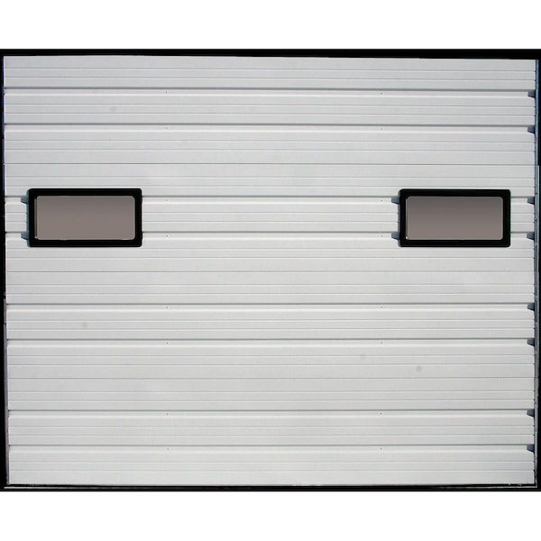 Dock Door, Embossed Wht Stl, Painted Acryl