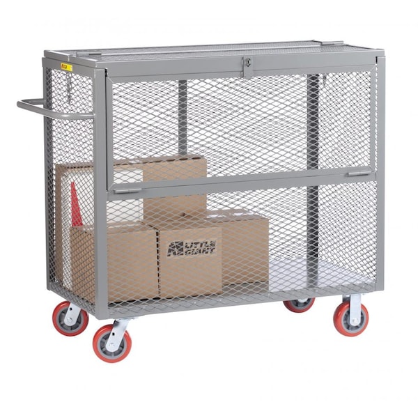 Security Box Truck, 1500 lb Capacity, 24 in W x 66 in L x 50 1/2 in H