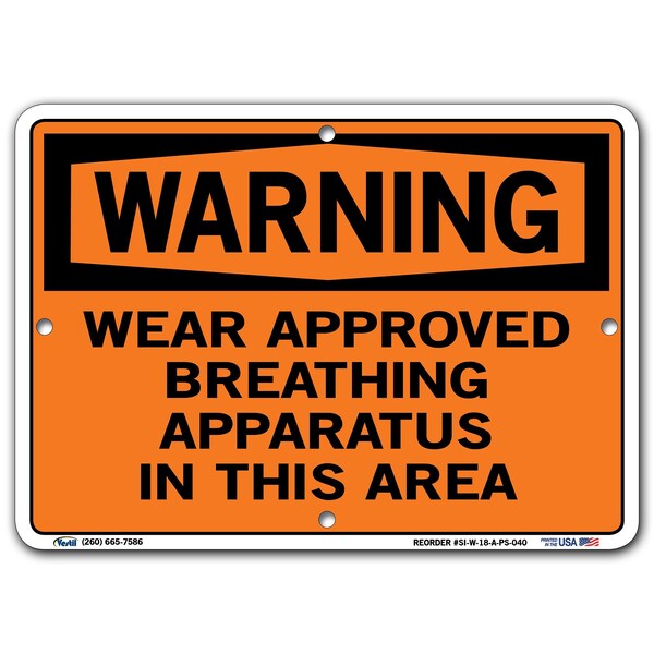 Polystyrene Sign, 7-1/2" Height, 10-1/2" Width, Polystyrene, Rectangle, English