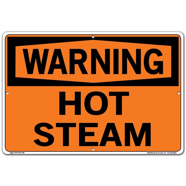 Aluminum Composite Sign, 12-1/2" H, 18-1/2" W, Aluminum Composite, Rectangle, SI-W-32-D-AC-130