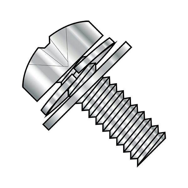 #10-24 x 1/2 in Phillips Pan Machine Screw, Plain Stainless Steel, 3000 PK