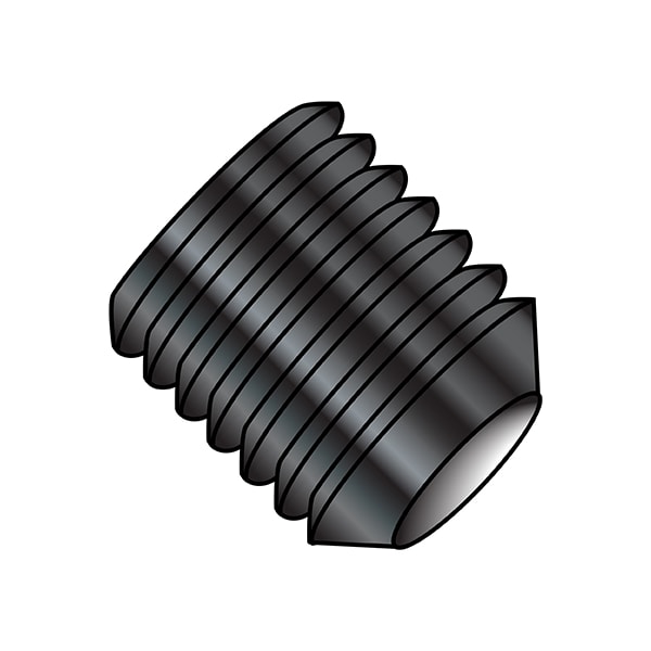 M8-1.25X35 ISO4029 SOCKET SET CUPPT. BLK OX, PK100