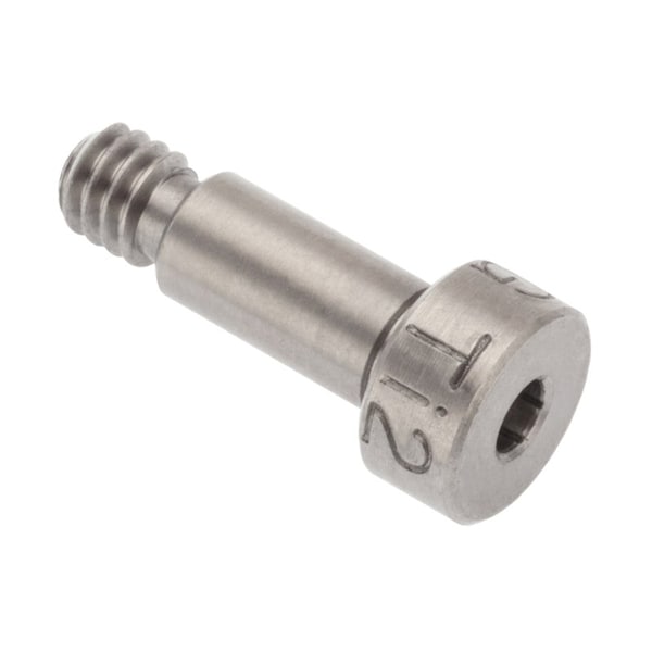 Shoulder Screw, 3A Thr Sz, 3/16 Thr Lg, 13/32 in Shoulder Lg, Titanium
