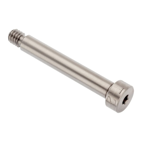 Shoulder Screw, 3A Thr Sz, 7/8 Thr Lg, 1-1/4 in Shoulder Lg, Titanium