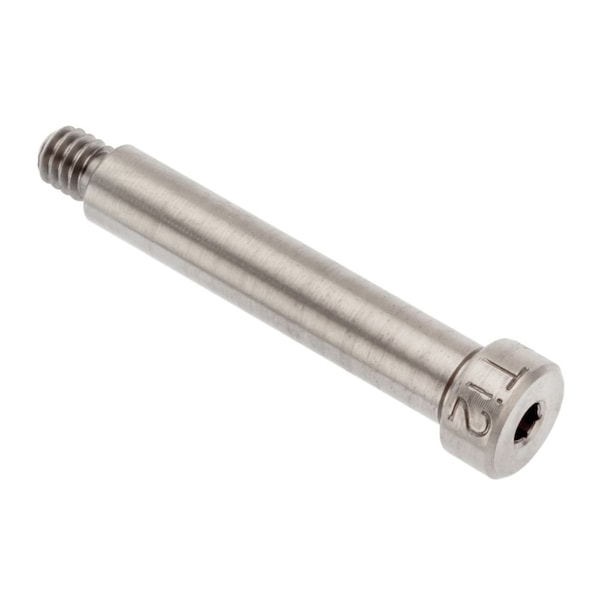 Shoulder Screw, 3A Thr Sz, 3/16 Thr Lg, 1-3/8 in Shoulder Lg, Titanium