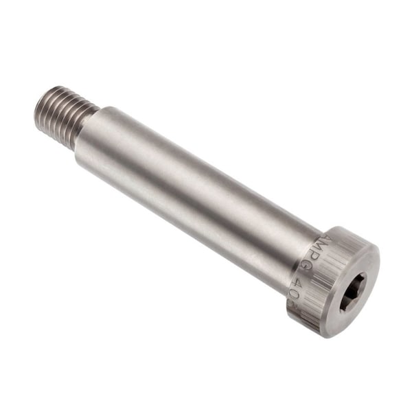 Shoulder Screw, 3A Thr Sz, 7/8 Thr Lg, 4-1/2 in Shoulder Lg, Monel