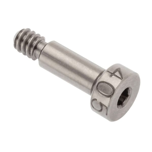 Shoulder Screw, 3A Thr Sz, 3/16 Thr Lg, 7/16 in Shoulder Lg, Monel