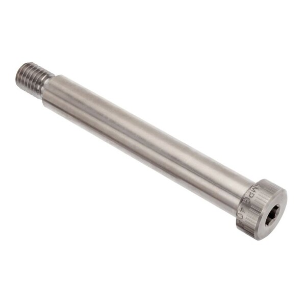 Shoulder Screw, 3A Thr Sz, 3/4 Thr Lg, 3-3/4 in Shoulder Lg, Monel