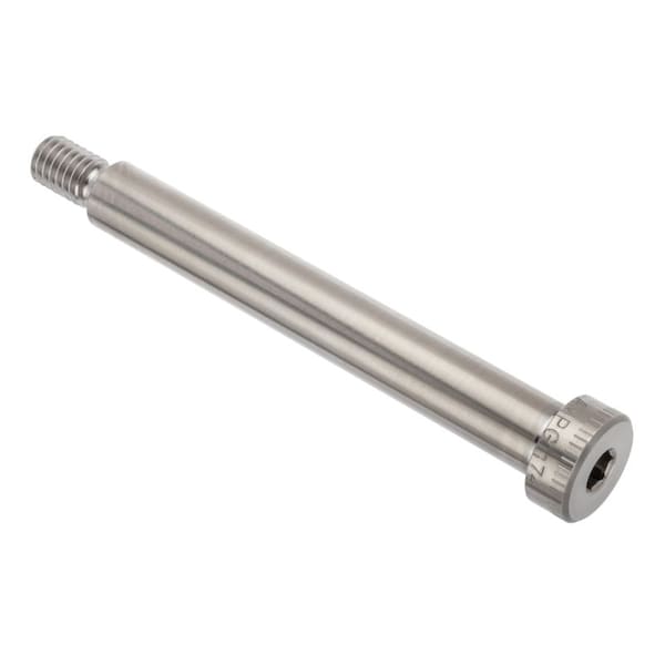 Shoulder Screw, 3A Thr Sz, 5/8 Thr Lg, 4 in Shoulder Lg, Stainless Steel