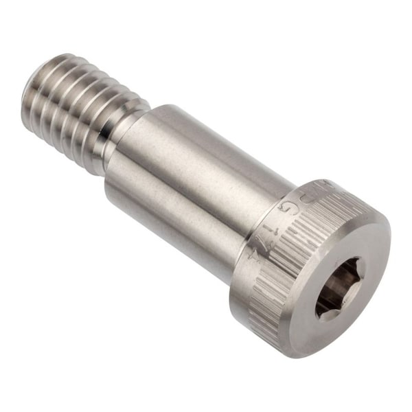 Shoulder Screw, 3A Thr Sz, 3/4 Thr Lg, 1 in Shoulder Lg, Stainless Steel