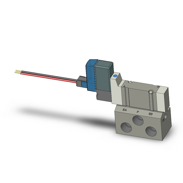 Valve, Sngl, 5 Port, 2 Pstn, 110VAC, 1/8"Port