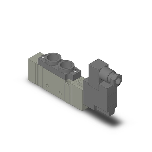 Valve, 7000 Size, Sngl, 2 Pstn, 24VDC, Subplt