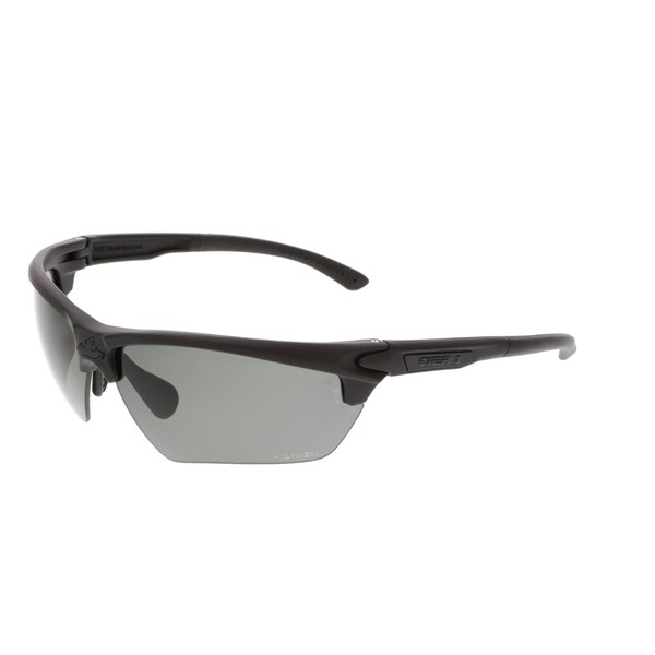 Dominator (DM3), Safety Glasses, Anti-Fog, Gray Lens, Black Frame, Half Frame, Polarized
