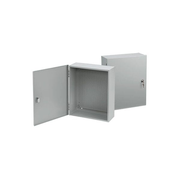 1/4 Turn Latch Electrical Enclosures, 24 in H, 6.62 in D, 20 in W, 1, Steel