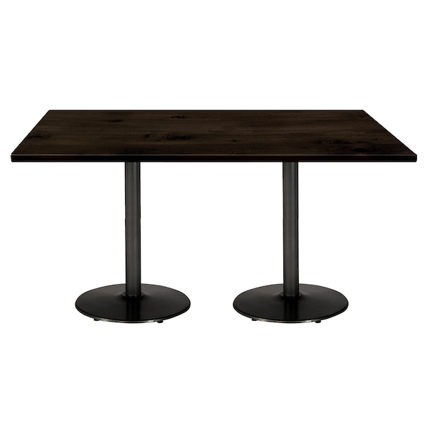 Rectangle 36 W, 72 L, 41 H, Wood Top, Espresso