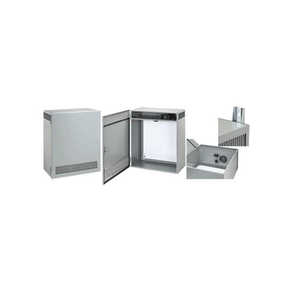 1/4 Turn Latch Electrical Enclosures, 28 in H, 12-3/4 in D, 24 in W, NEMA 1, Mild Steel