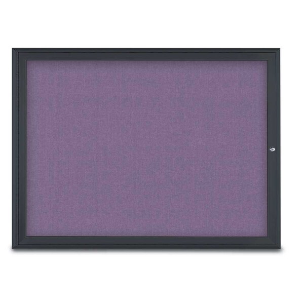 Single Door Radius Corkboard, 48"X36", B