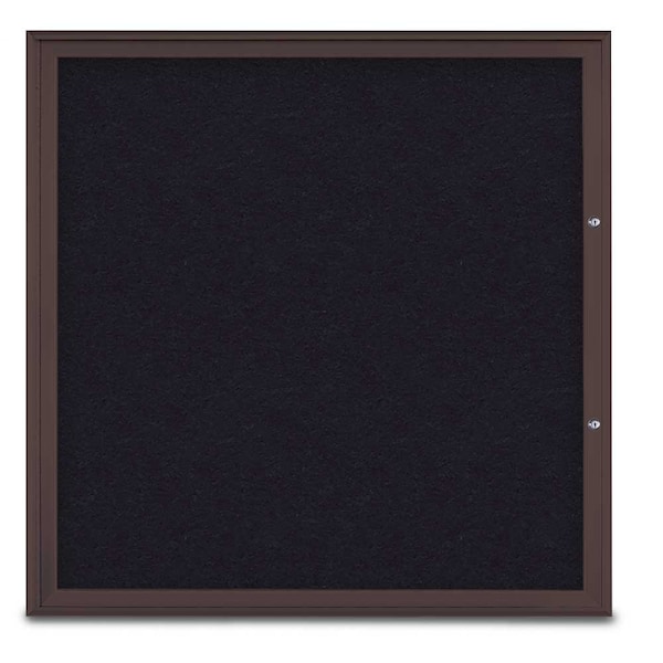 Single Door Radius Plus Corkboard, 48"X