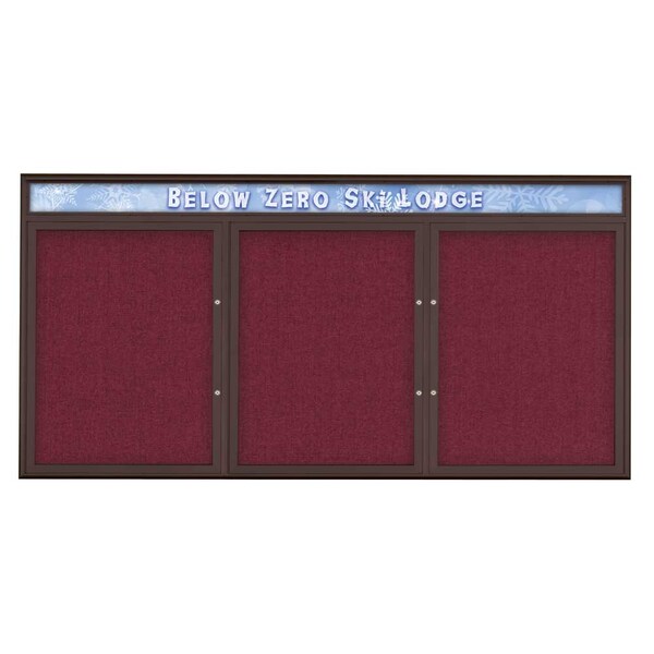 Triple Door Radius Plus Corkboard, Header