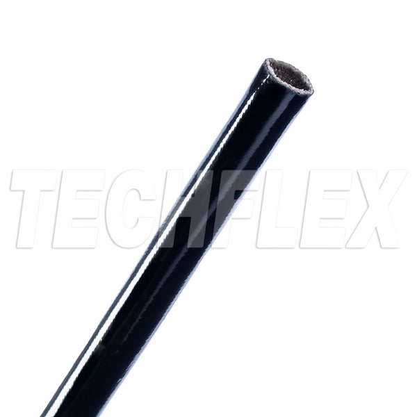 Braided Cable Sleeve, 5/8 in Inside Dia., 50 ft, Fiberglass, Black