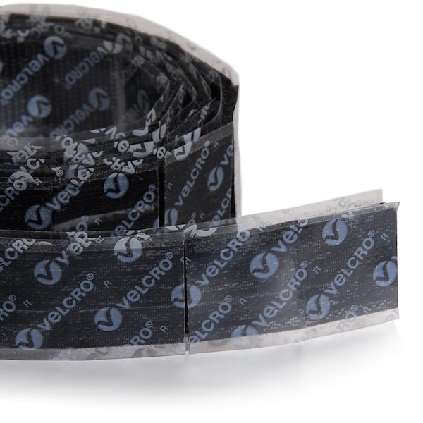 Reclosable Fastener, Black, 900 PK