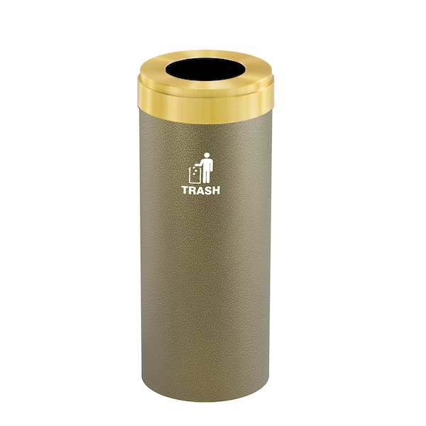 Waste Receptacle, Liner, 12 gal., Bronze Ve