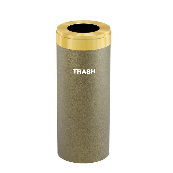 Waste Receptacle, Liner, 12 gal., Bronze Ve