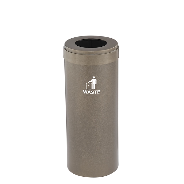 Waste Receptacle, Liner, 12 gal., Bronze Ve