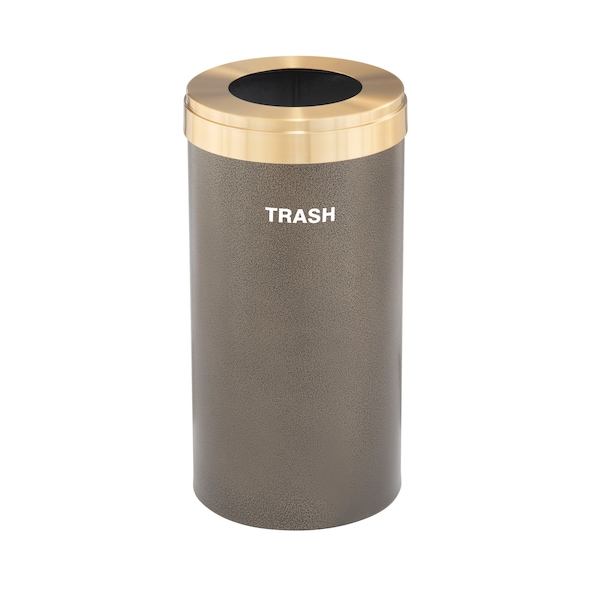 Waste Receptacle, Liner, 16 gal., Bronze Ve