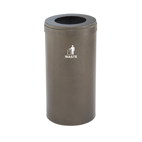 Waste Receptacle, Liner, 16 gal., Bronze Ve