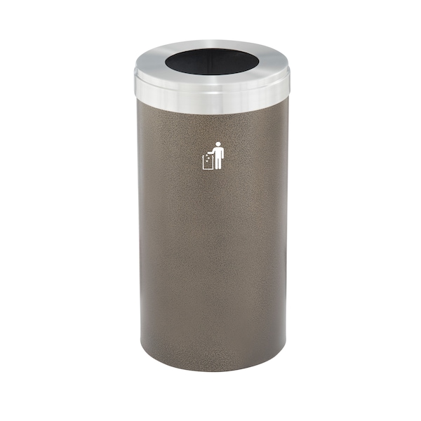Waste Receptacle, Liner, 16 gal., Bronze Ve