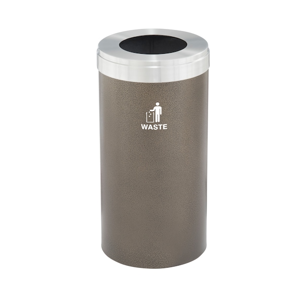 Waste Receptacle, Liner, 16 gal., Bronze Ve