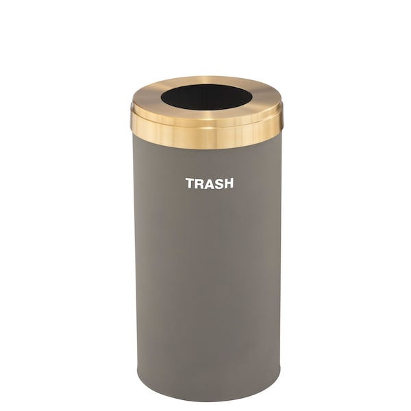 Waste Receptacle, Liner, 16 gal., Nickel/Sa