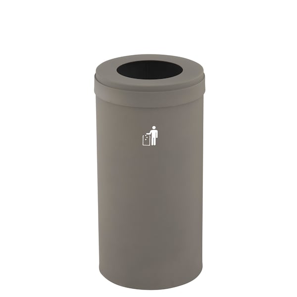 Waste Receptacle, Liner, 16 gal., Nickel/Ni