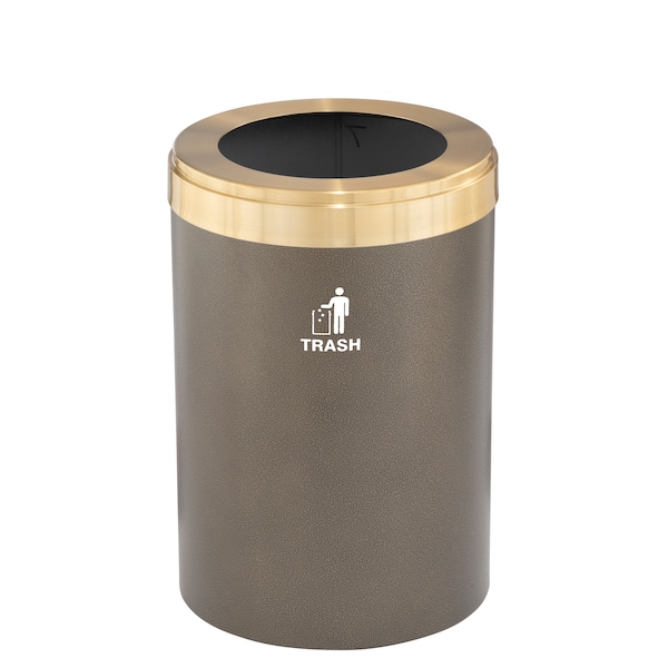Waste Receptacle, Liner, 16 gal., Bronze Ve