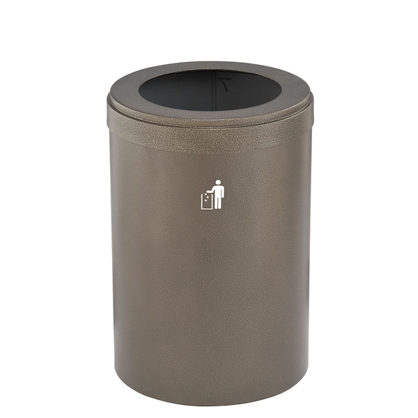Waste Receptacle, Liner, 33 gal., Bronze Ve