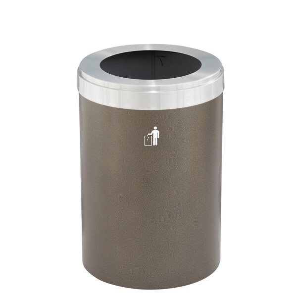 Waste Receptacle, Liner, 33 gal., Bronze Ve
