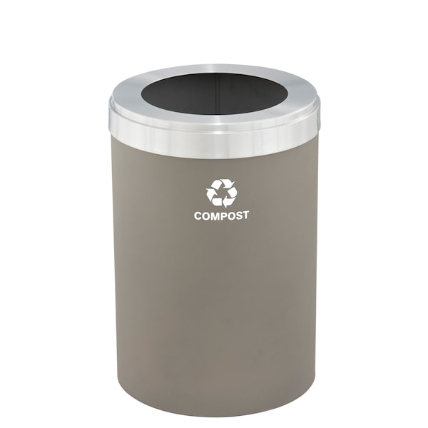 Waste Receptacle, Liner, 16 gal., Nickel/Si