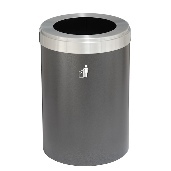 Waste Receptacle, Liner, 33 gal., Silver Ve