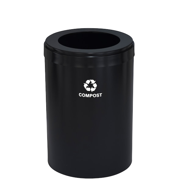 Waste Receptacle, No Liner, 41 gal., Satin