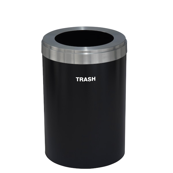 Waste Receptacle, No Liner, 41 gal., Satin