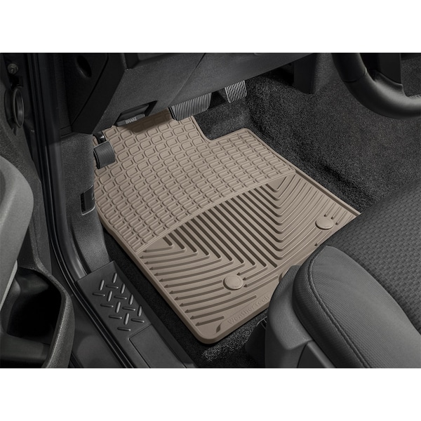Front Rubber Mats/Tan, W226TN