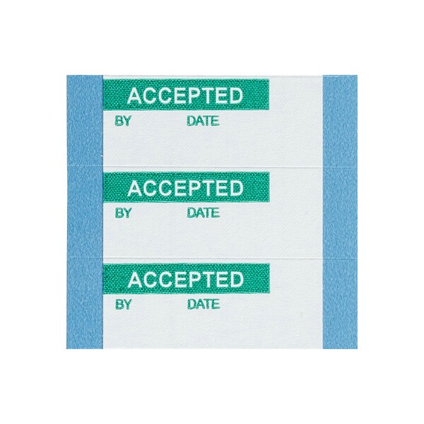 Quality Control Labels 0.625" H x, PK 25, WOX-2-PK