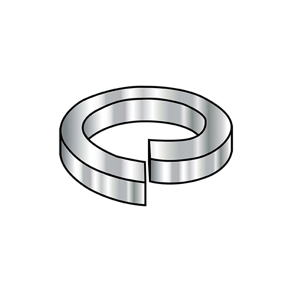 Split Lock Washer, For Screw Size 5/8 in 18-8 Stainless Steel, Plain Finish, 800 PK