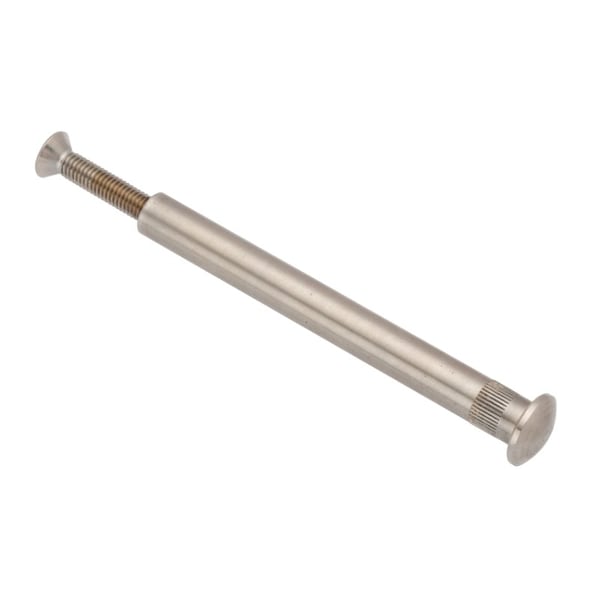 Arch Barrel, #10-32, 3 in Brl Lg, 5/16 in Brl Dia, Stainless Steel Plain